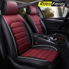 Buy RideoFrenzy LEO Wine & Black Nappa Leather Seat Covers online India