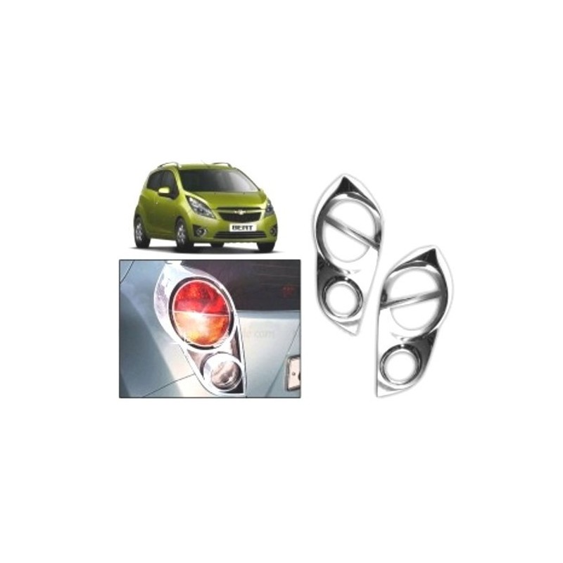 Buy Chevrolet Beat Chrome Tail Light Covers obline | Rideofrenzy