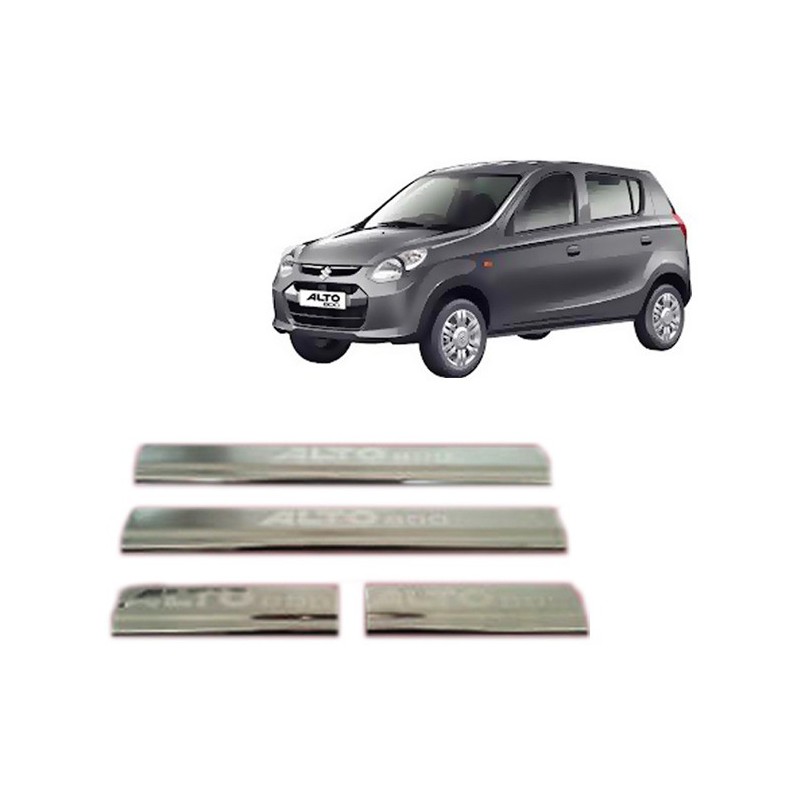 Buy Original OEM Maruti Alto 800 Door Stainless Steel Sill Plate at low prices-RideoFrenzy