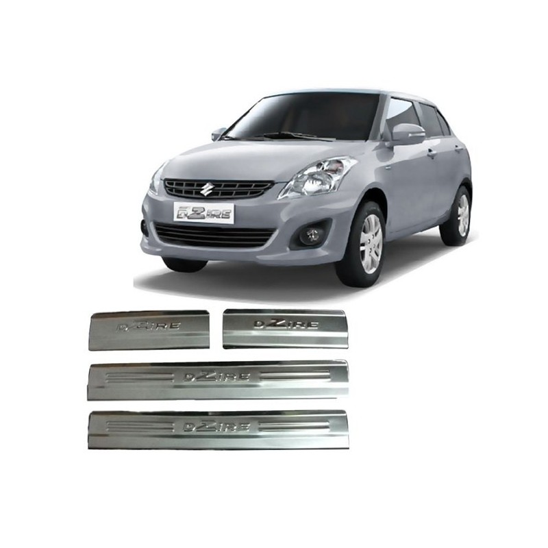 Buy Maruti Swift Dzire Door Stainless Steel Sill Plates online at low prices-RideoFrenzy