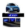 Buy Hyundai I10 Stainless Steel Door Scuff Sill Plate with blue LED at low prices-RideoFrenzy