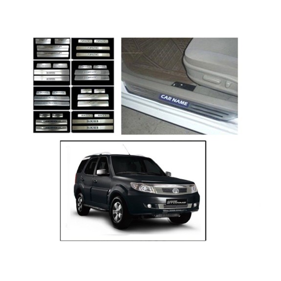 Buy Tata Safari Storme Door Stainless Steel Sill Plates online at low prices-RideoFrenzy