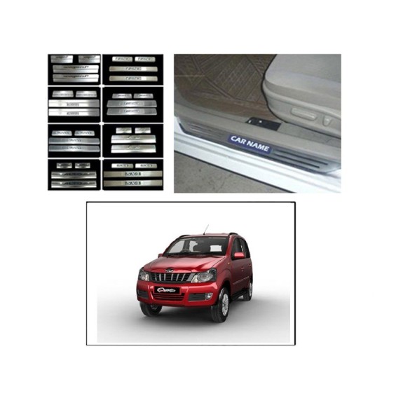 Buy Mahindra Quanto Stainless Steel Door Sill Plate online at low prices-Rideofrenzy