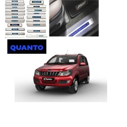 Buy Mahindra Quanto Stainless Steel Sill Plate with Blue LED online at low prices-Rideofrenzy