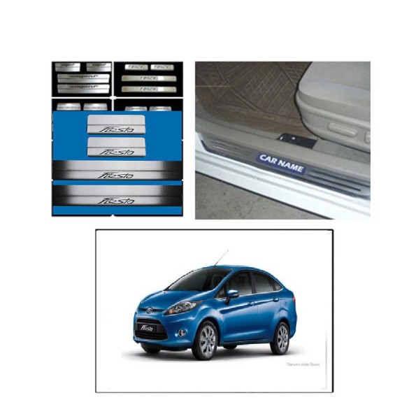 Buy Ford Fiesta Door Stainless Steel Sill Plates online at low prices | Rideofrenzy