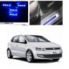 Buy Volkswagen Polo Stainless Steel Sill Plate with Blue LED online at low prices | Rideofrenzy