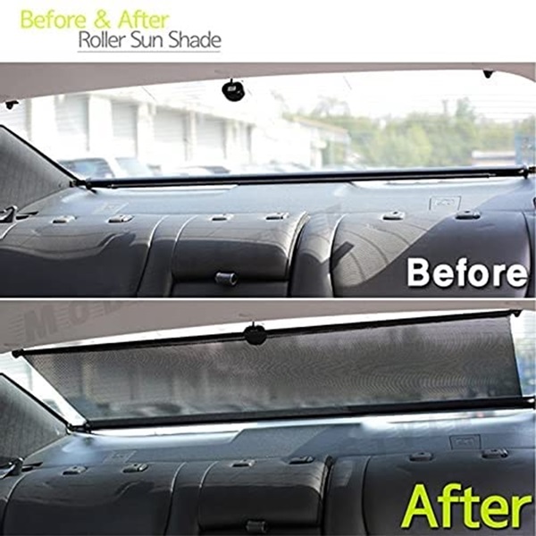 Rear sunshades curtains Black