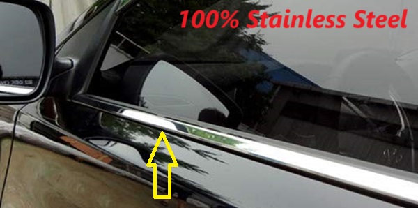 window chrome garnish for cars