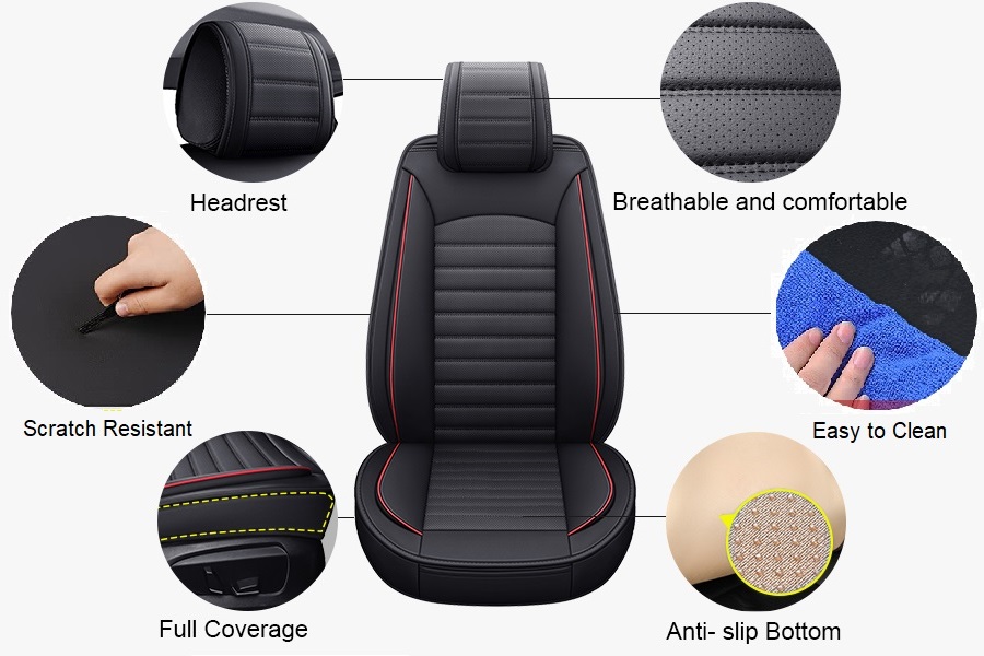 Special Features of Rideofrenzy Luxury Nappa Leather Seat Covers