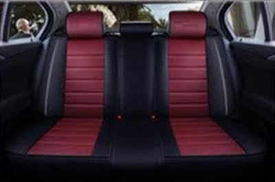 Breathable Light Grey and black seat covers