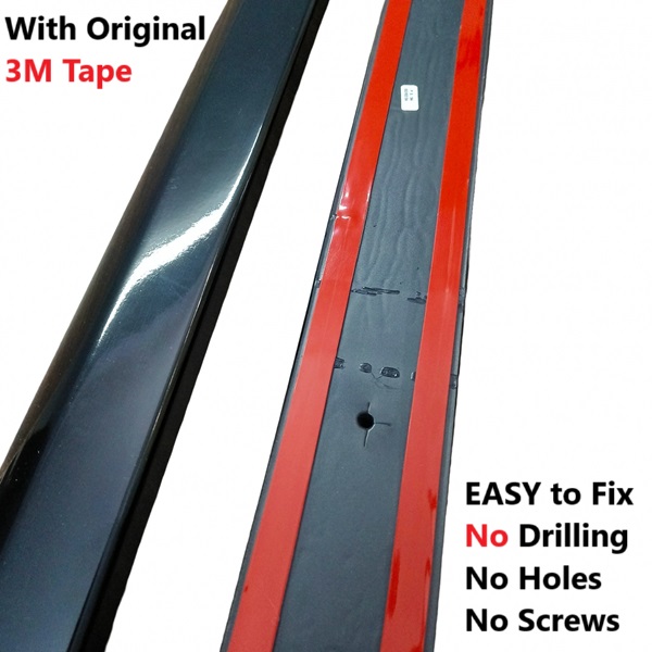 Brezza Black Roof Rails