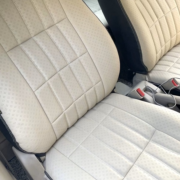 Breathable Light Grey and Black seat covers