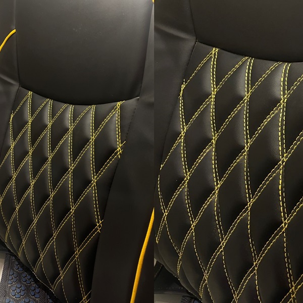 silky black and yellow seat covers for cars